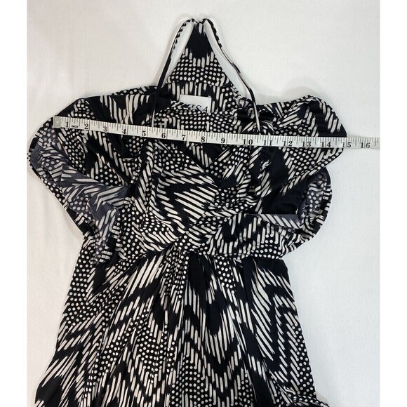 Misa Dress Womens Sz XS Domino Style# SADR5205 Spaghetti Strap Halter Disco Y2K - Picture 4 of 8